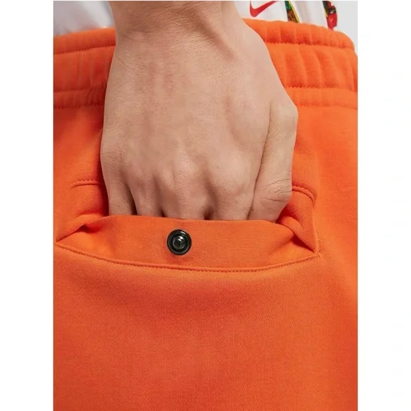 Nike Orange Classic Joggers - Picture 4 of 16